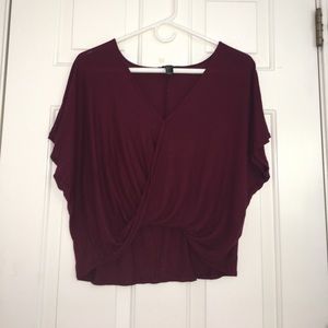 Maroon shirt from Forver 21