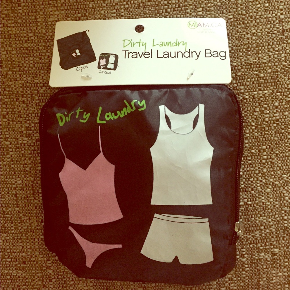 Makeup cinch tote AND travel laundry bag
