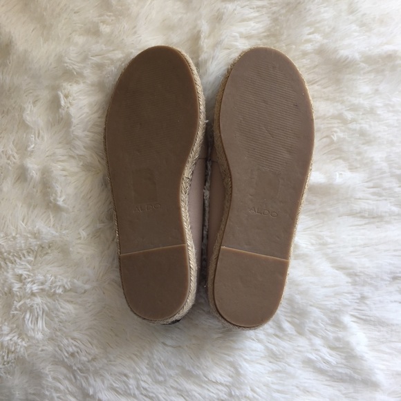 ALDO Oliawiel Espadrille Flats (Nude and Black) - Picture 3 of 4