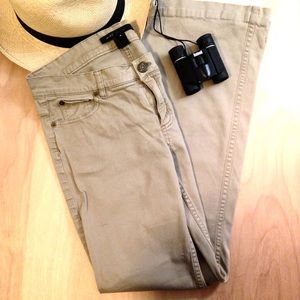 Marc Jacobs Khaki Boot-Cut Pants