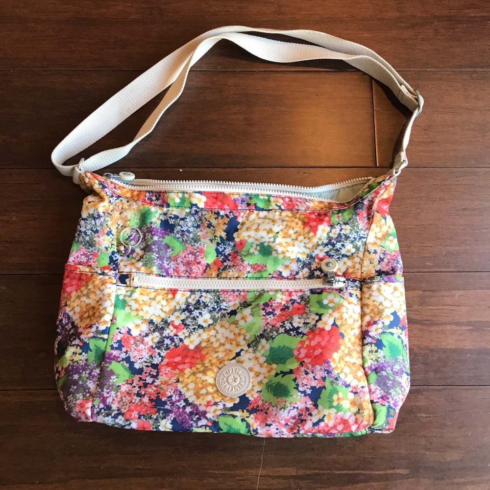 Kipling Floral Shoulder Bag