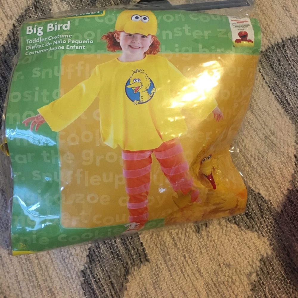 Toddler 3/4T big bird costume