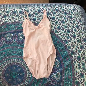 Pink Low Back Ballet Leotard