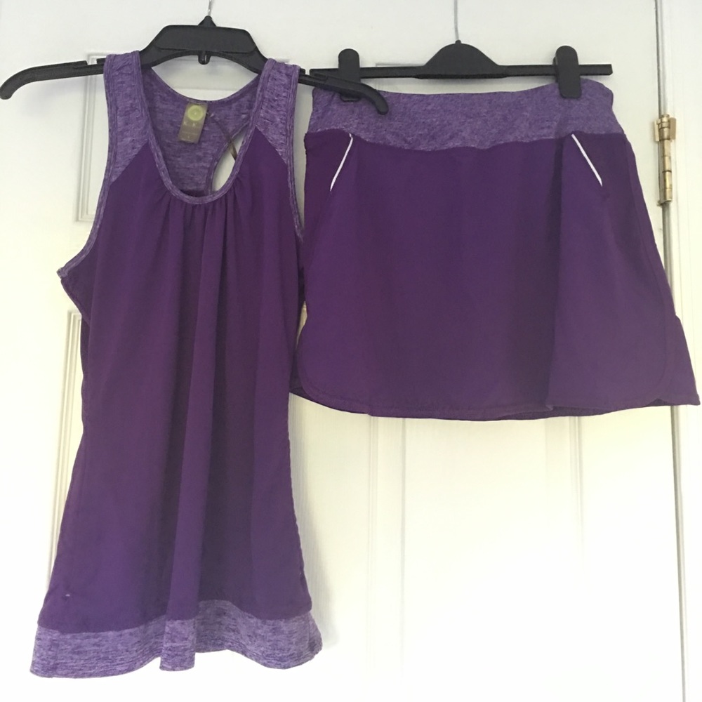 Kiwi Kate Activeware Set with Tank and Skort