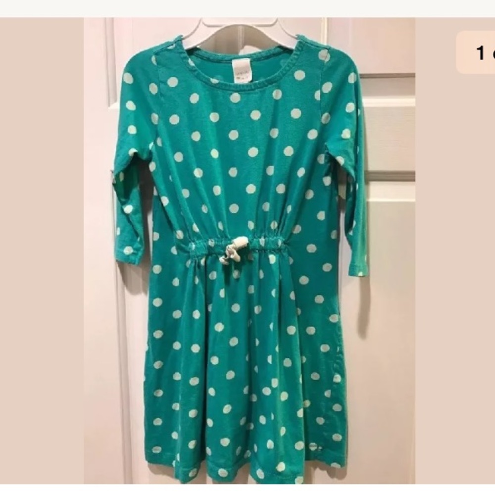 Crewcuts polkadot dress sz7