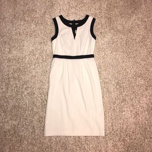 BCBG Black & White Dress