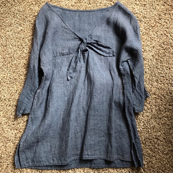 Linen blouse - Picture 2 of 2