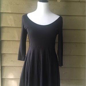 H&M Flared Black Dress