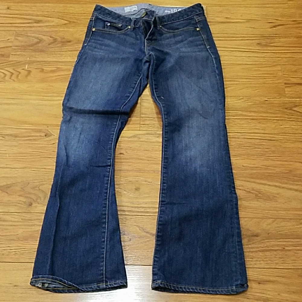 Women's stone washed gap jeans