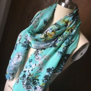 Multicolored Floral Scarf
