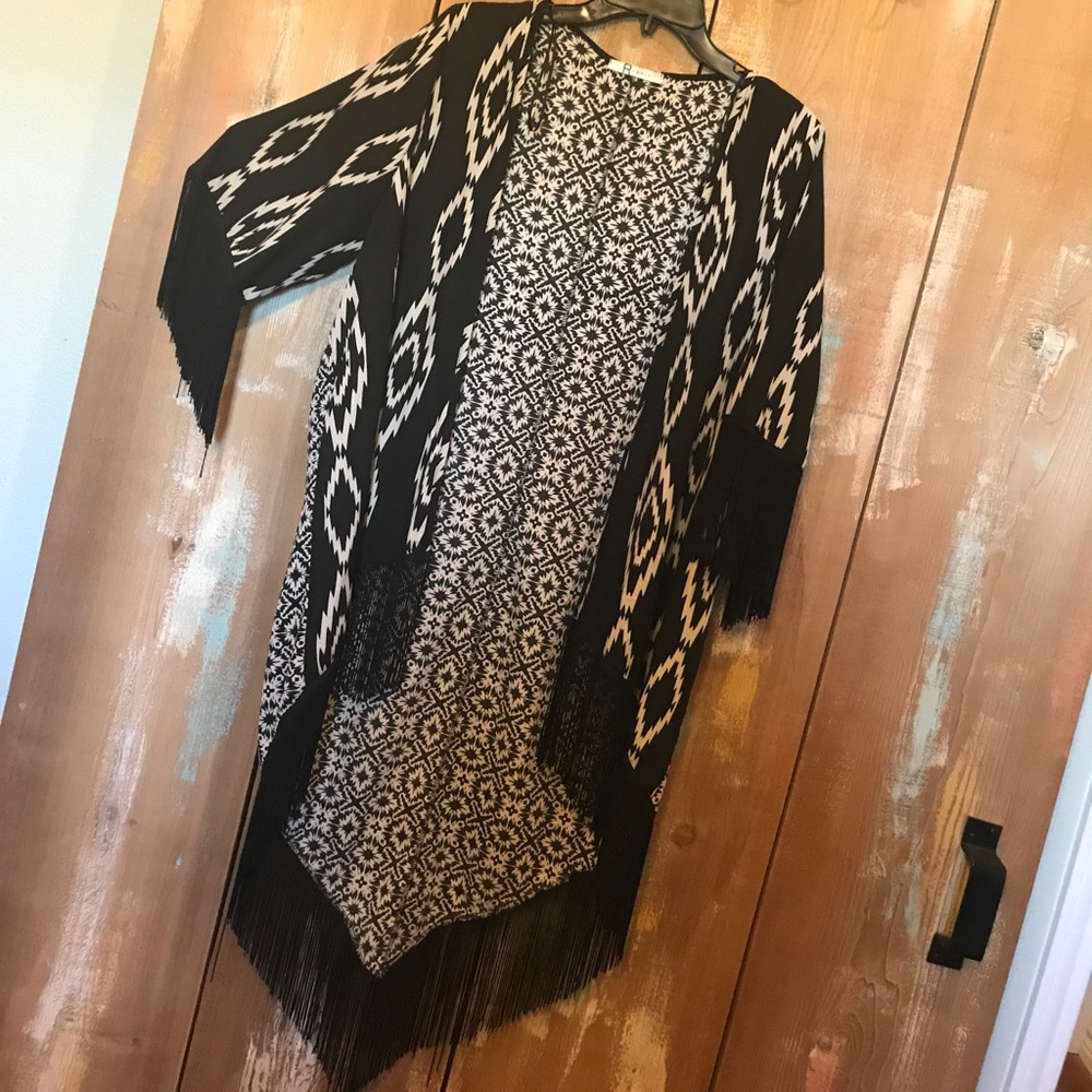 Black & white kimono!