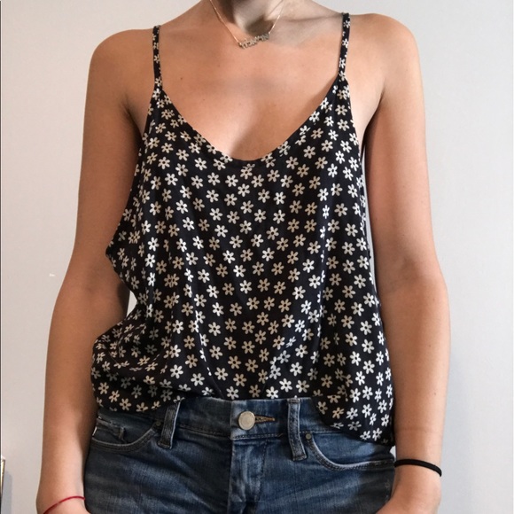Brandy Melville Tops - Brandy Melville flowy flower tank
