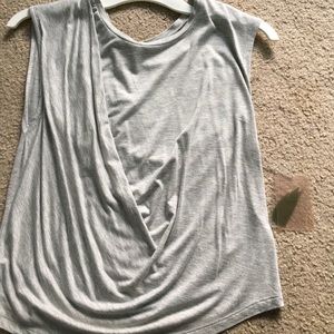 Rouched Grey top
