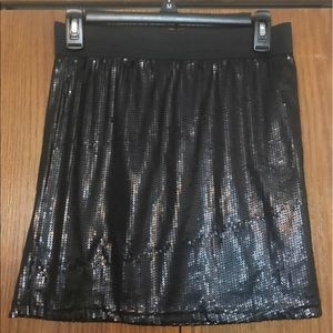 Forever 21 Black sequin mini skirt