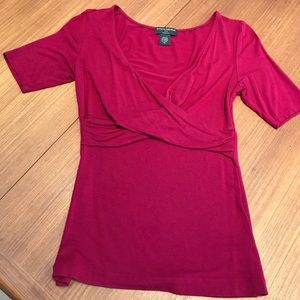 Banana Republic Faux wrap top