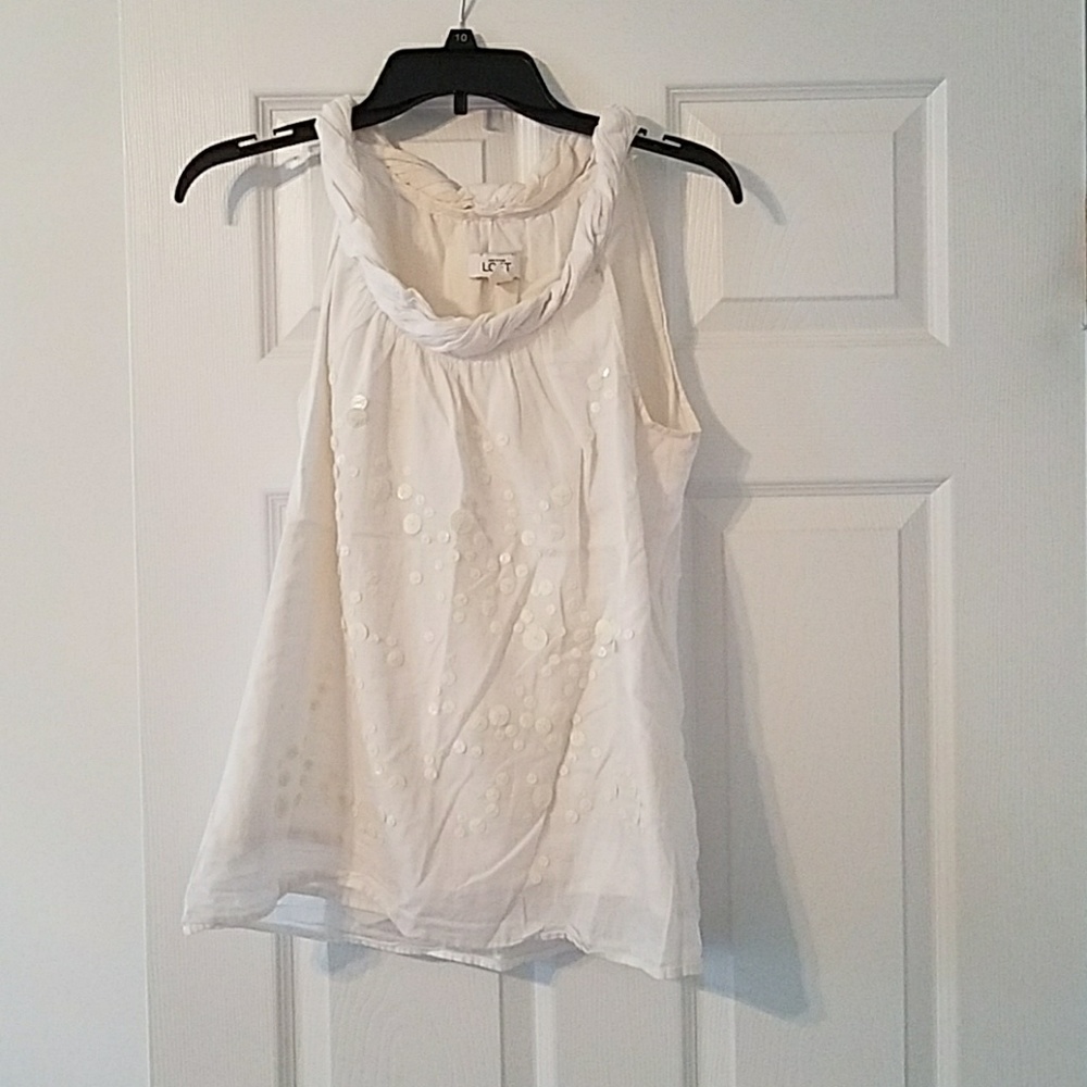 Ann Taylor Loft sleeveless blouse