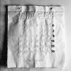 Maison Margiela cotton calendar Line 13