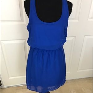 Blue medium length dress