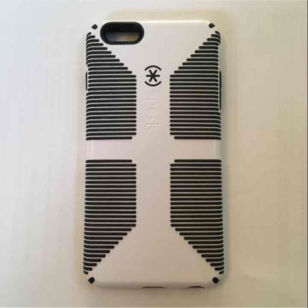 Black and White Speck iPhone 6+/6s+ case