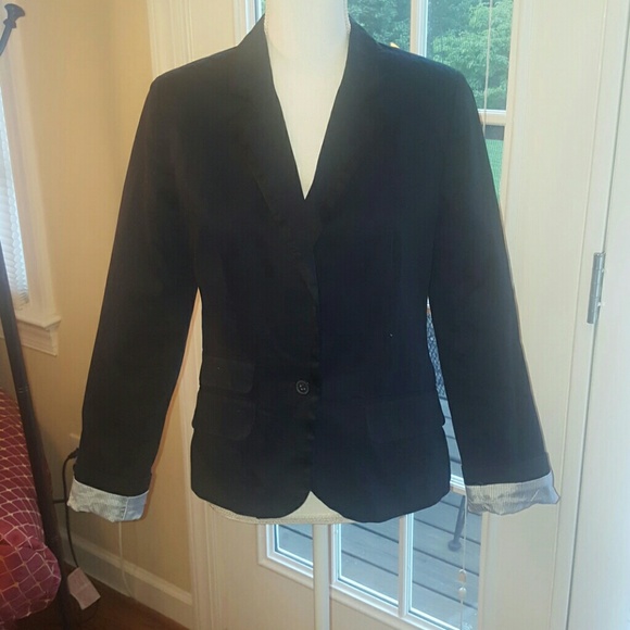 American Eagle Outfitters Jackets & Blazers - Navy American Eagle cotton blazer M