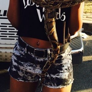 High Rise short shorts