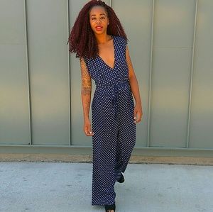 Vintage poka jumpsuit