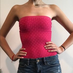 Free people - pink tube top