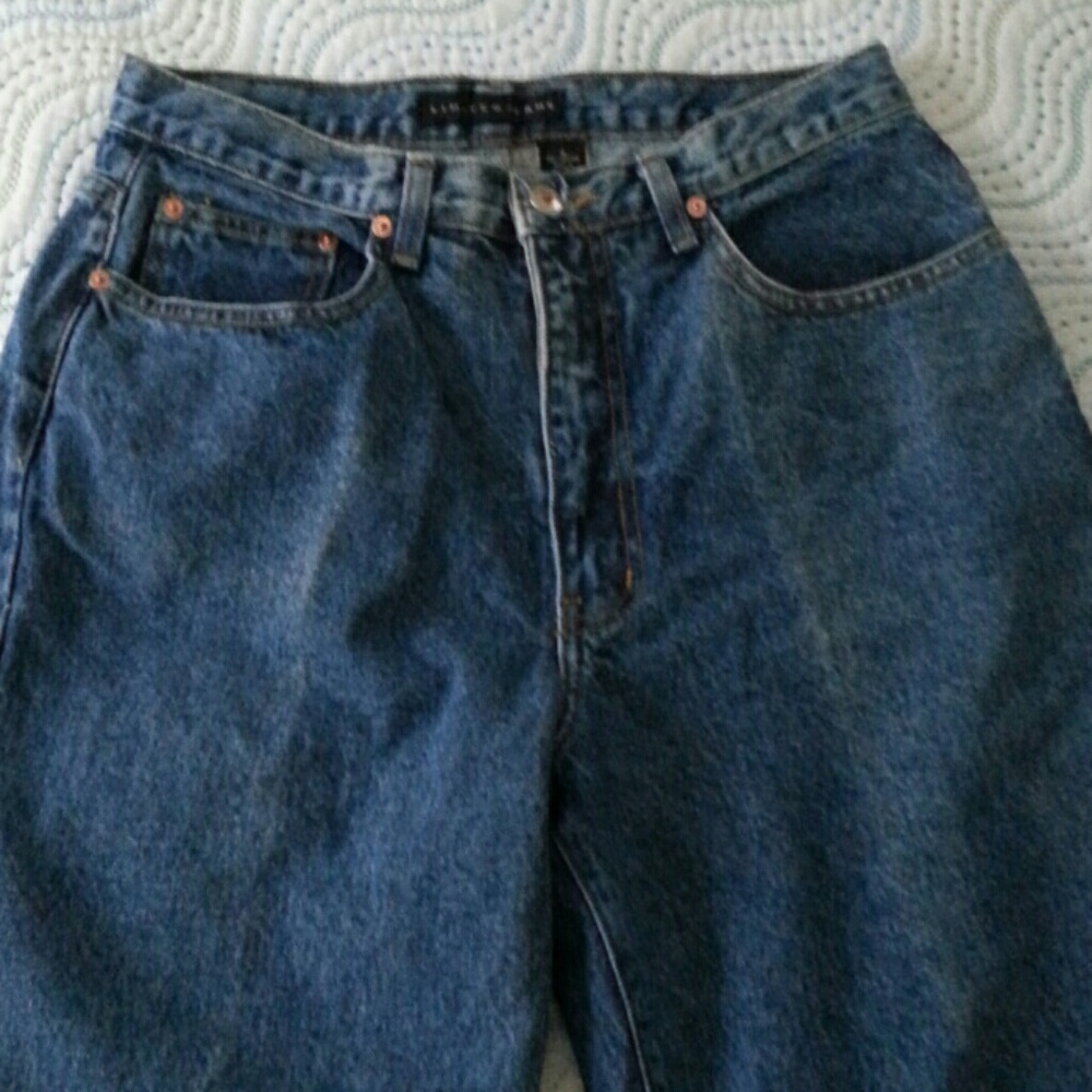 Size 12 Limited Classic High Waist Blue Jeans, USA