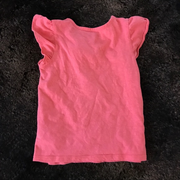 Flutter Sleeve Leopard Tee Fresh Melon - 4T - Picture 6 of 6