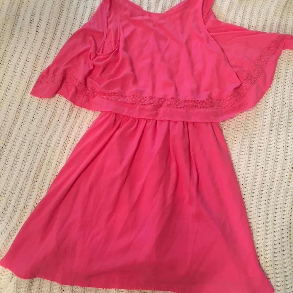 Cute summer dress with overlay