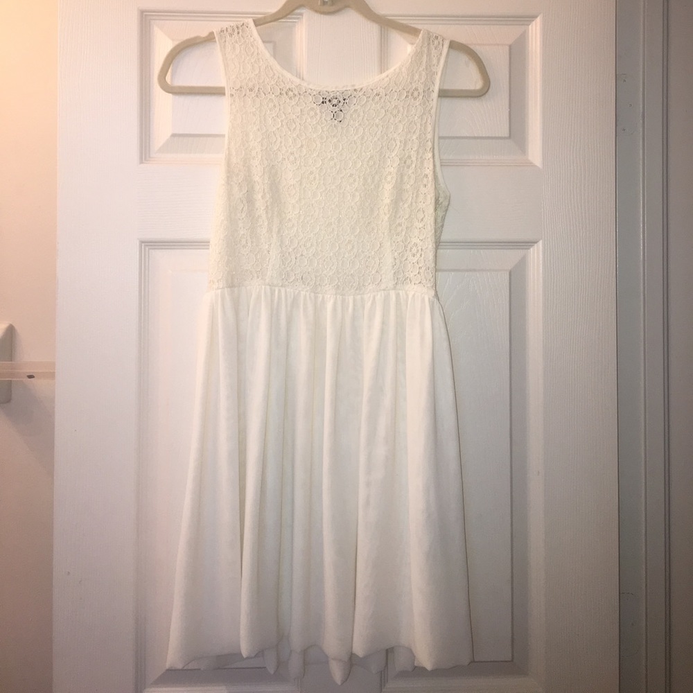 Ivory lace dress