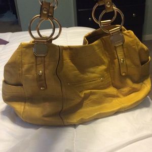 B Makowsky Brown Crocodile Purse main image 1