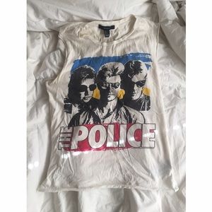 vintage-feel band cutoff tank