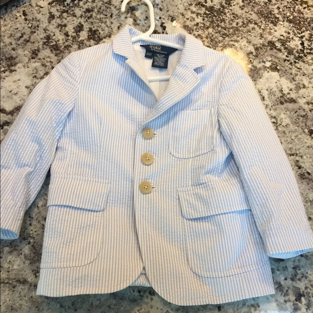 Toddler seersucker blazer size 2T