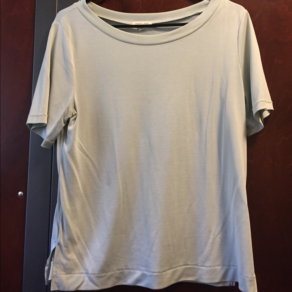 Mint colored casual top