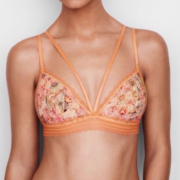 Victoria's Secret Crochet Lace Triangle Bralette S - Picture 4 of 6