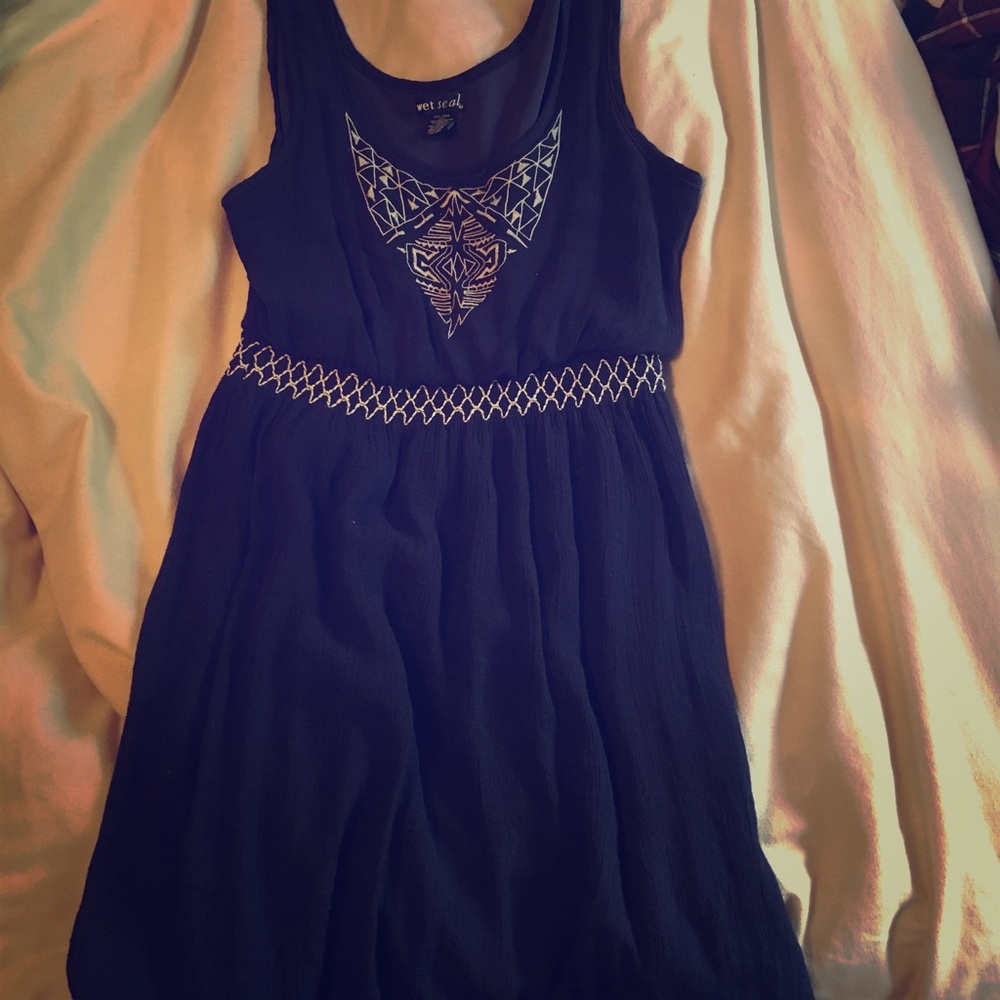 Dark blue sundress