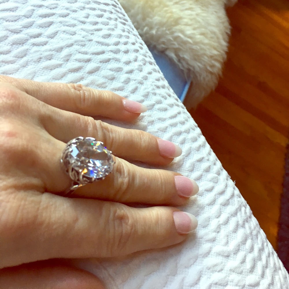 Crystal Quartz Cocktail Ring