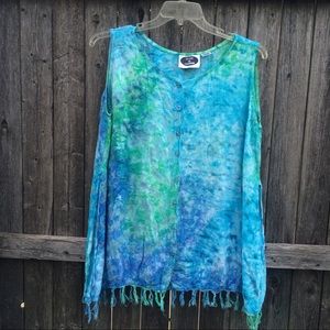 Aqua top or cover up