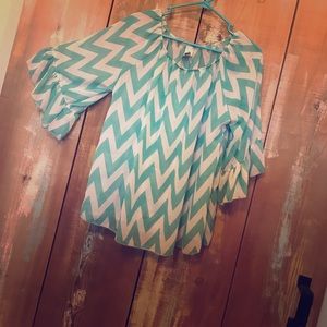 Chevron Boutique Top