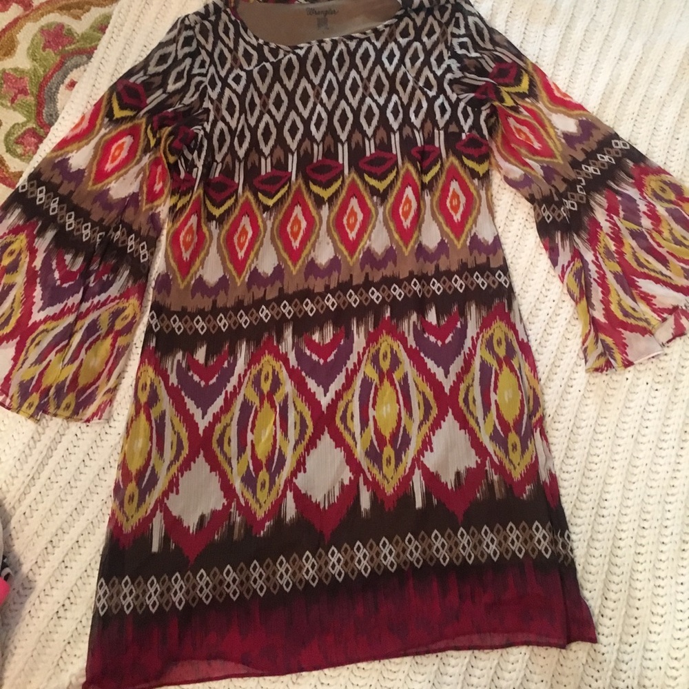 Wrangler Multicolor Aztec Print Dress
