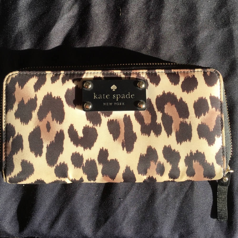 Leopard Kate Spade wallet
