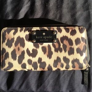 Leopard Kate Spade wallet