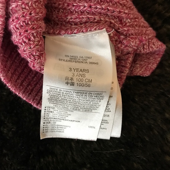 BabyGAP Sweater - Pink Marl Knit - 3 Years - Picture 5 of 5