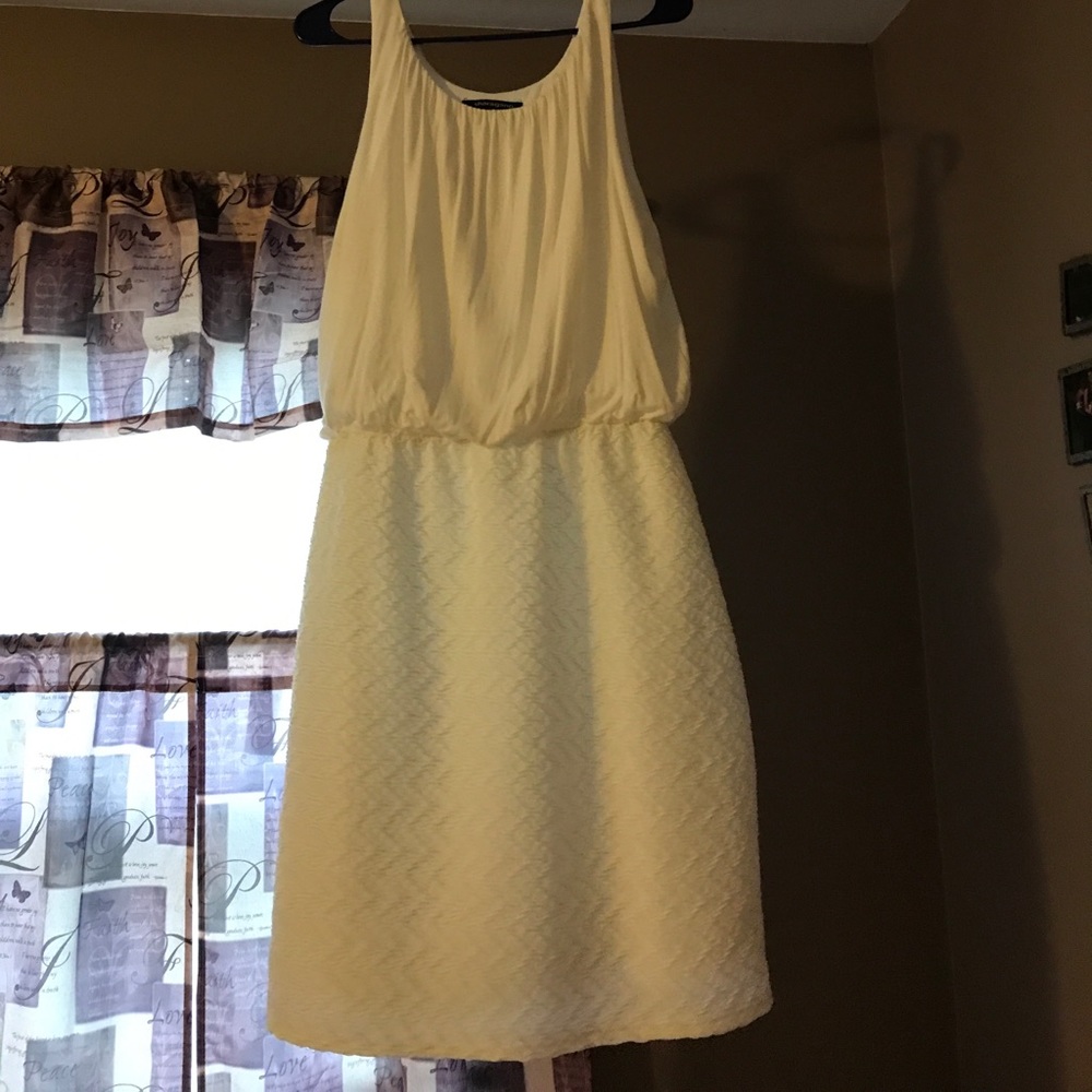 Ivory tank top dress.