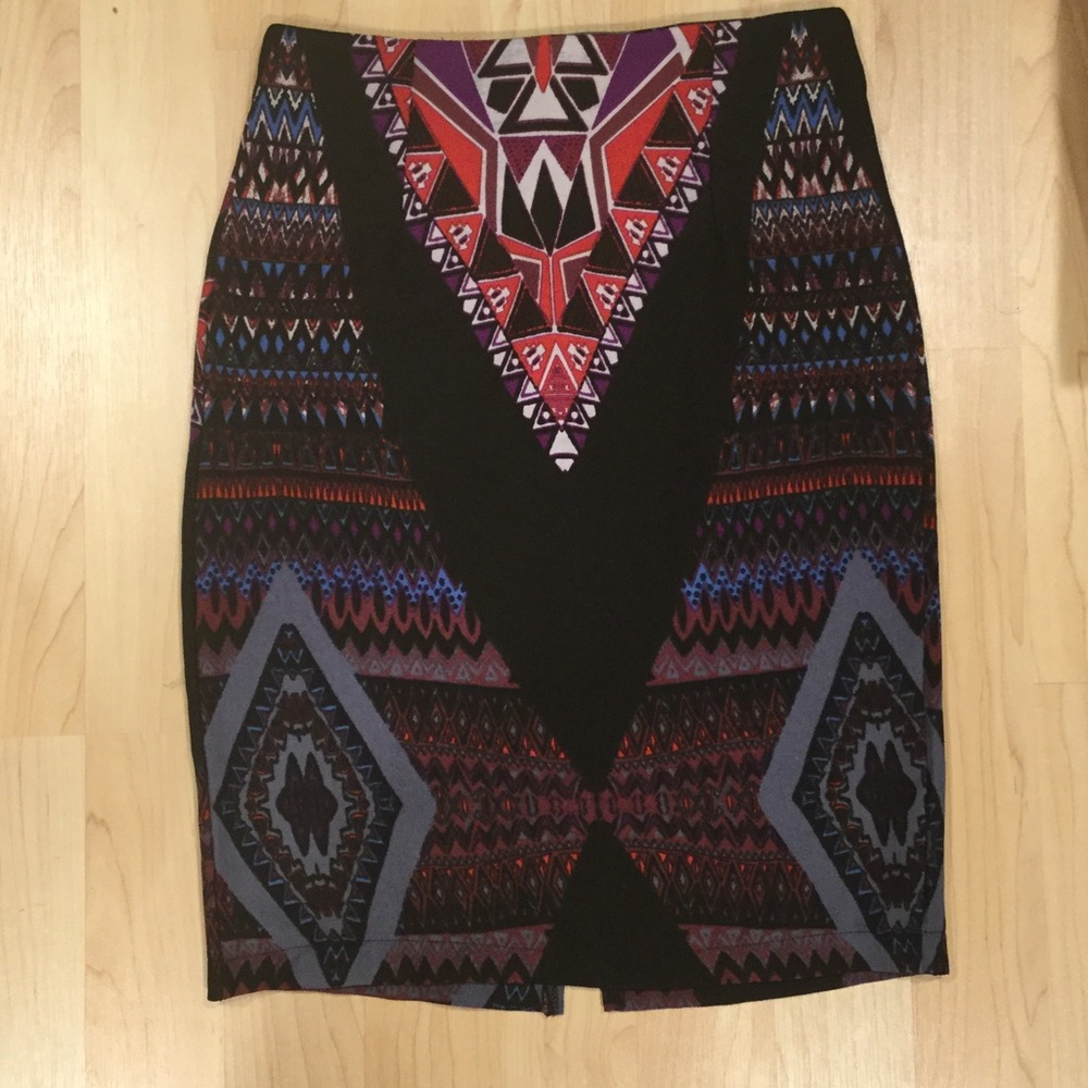 Never Been Worn Tribal Print Pencil Skirt