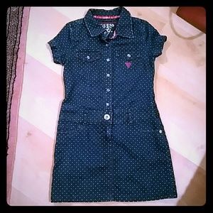 Sold..Denim guess girls dress