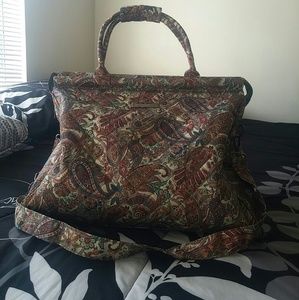 Cynthia Rowey, weekend bag.