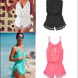 Swimsuit romper cover-up
