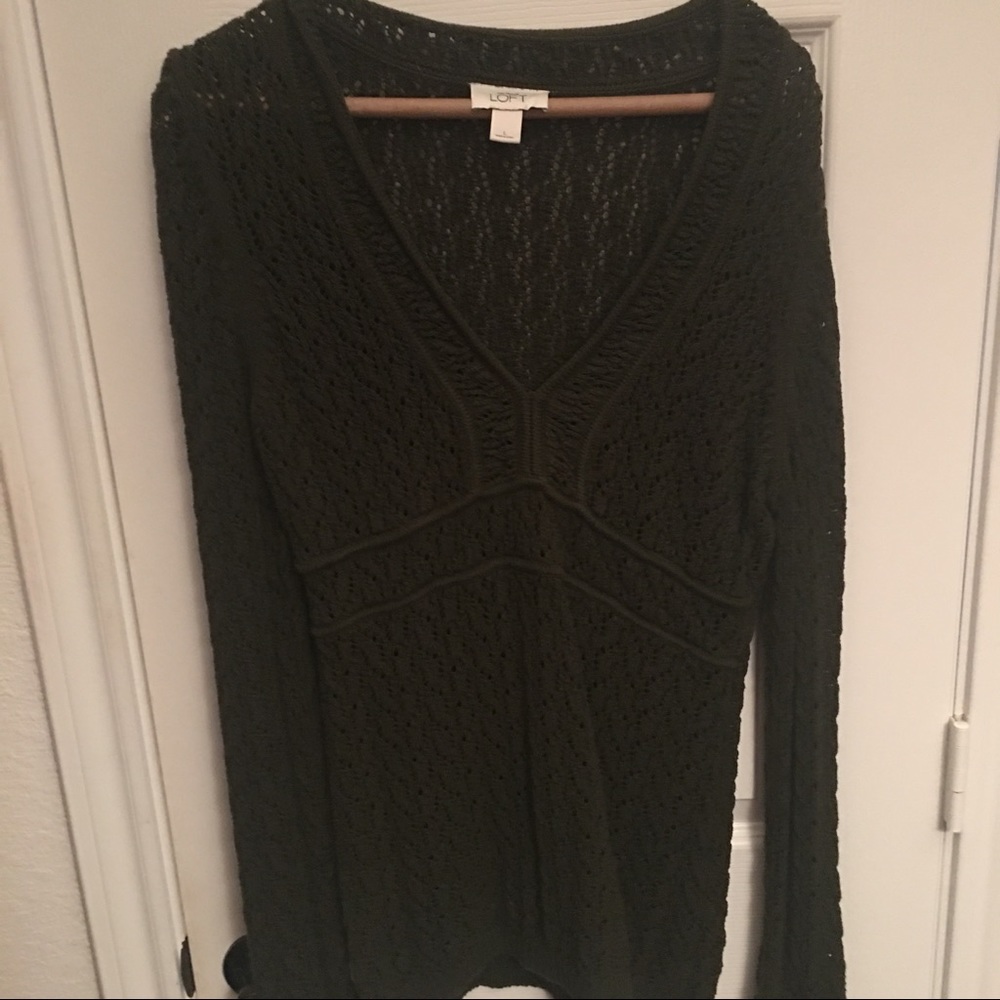 Forest Green long sweater